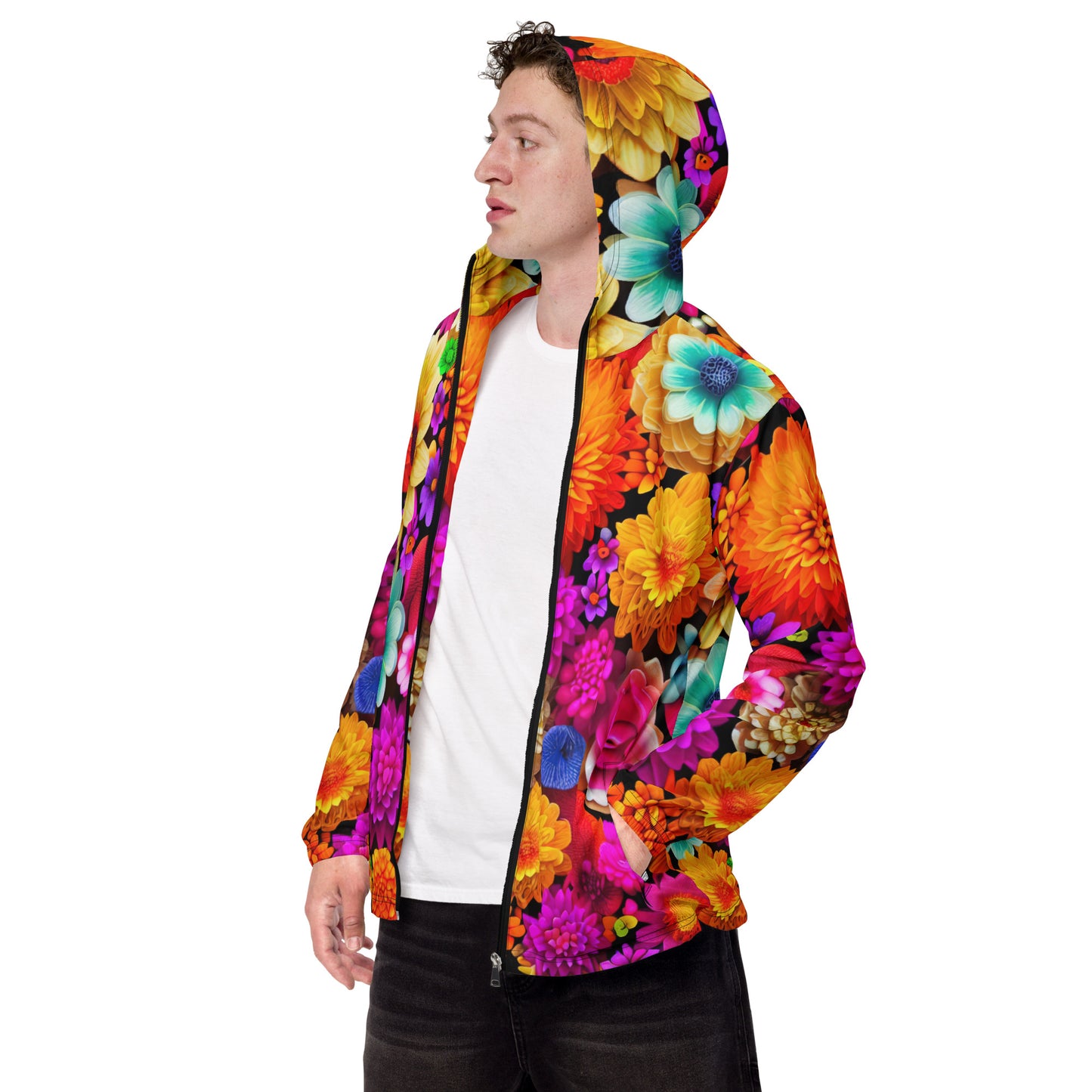 DMV 0238 Floral Men’s windbreaker