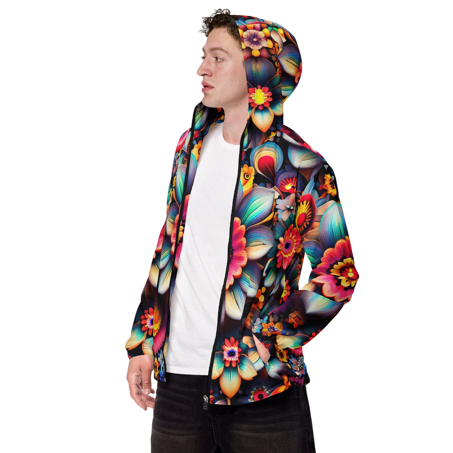 DMV 0219 Floral Men’s windbreaker