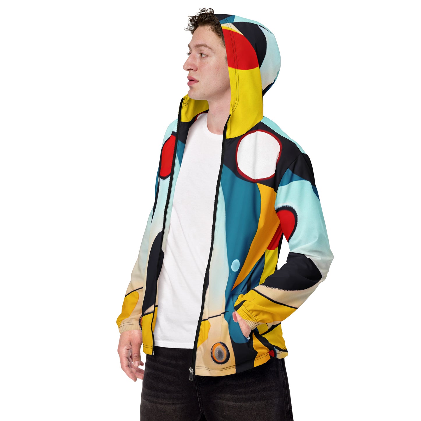 DMV 0037 Retro Art Men’s windbreaker