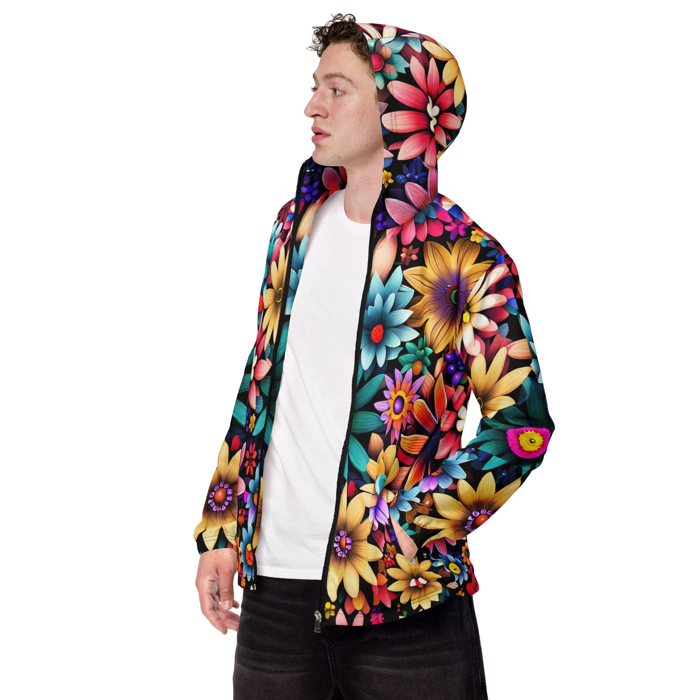 DMV 0265 Floral Men’s windbreaker