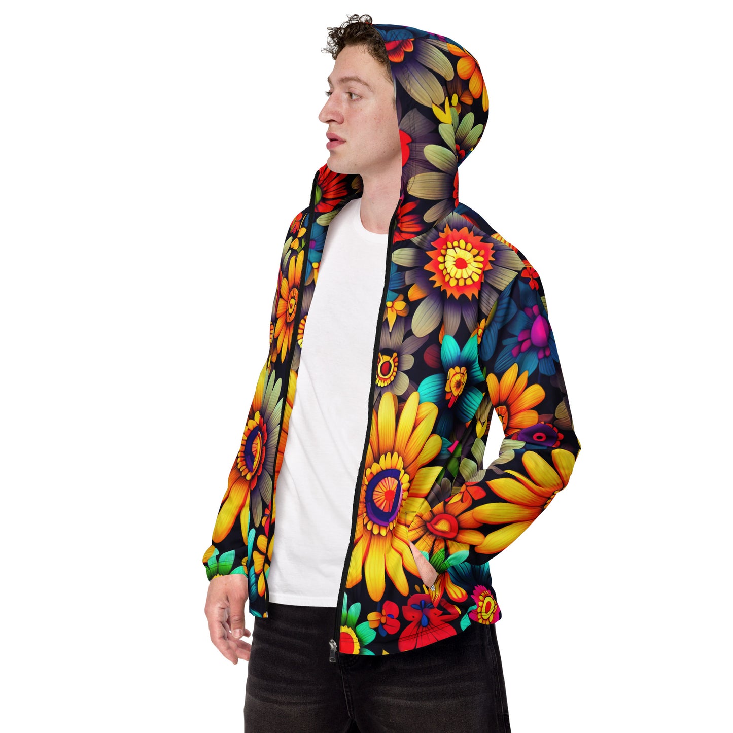 DMV 0158 Floral Men’s windbreaker