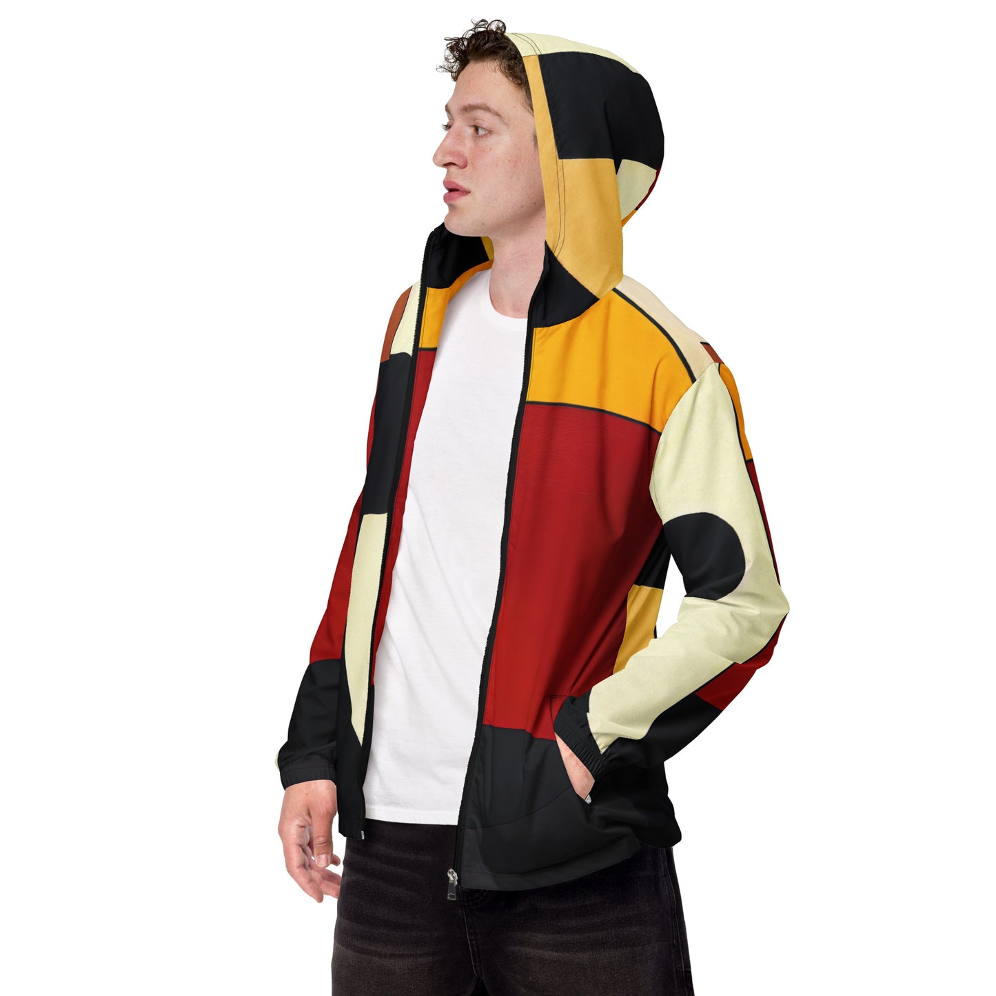 DMV 1354 Abstract Art Men’s windbreaker