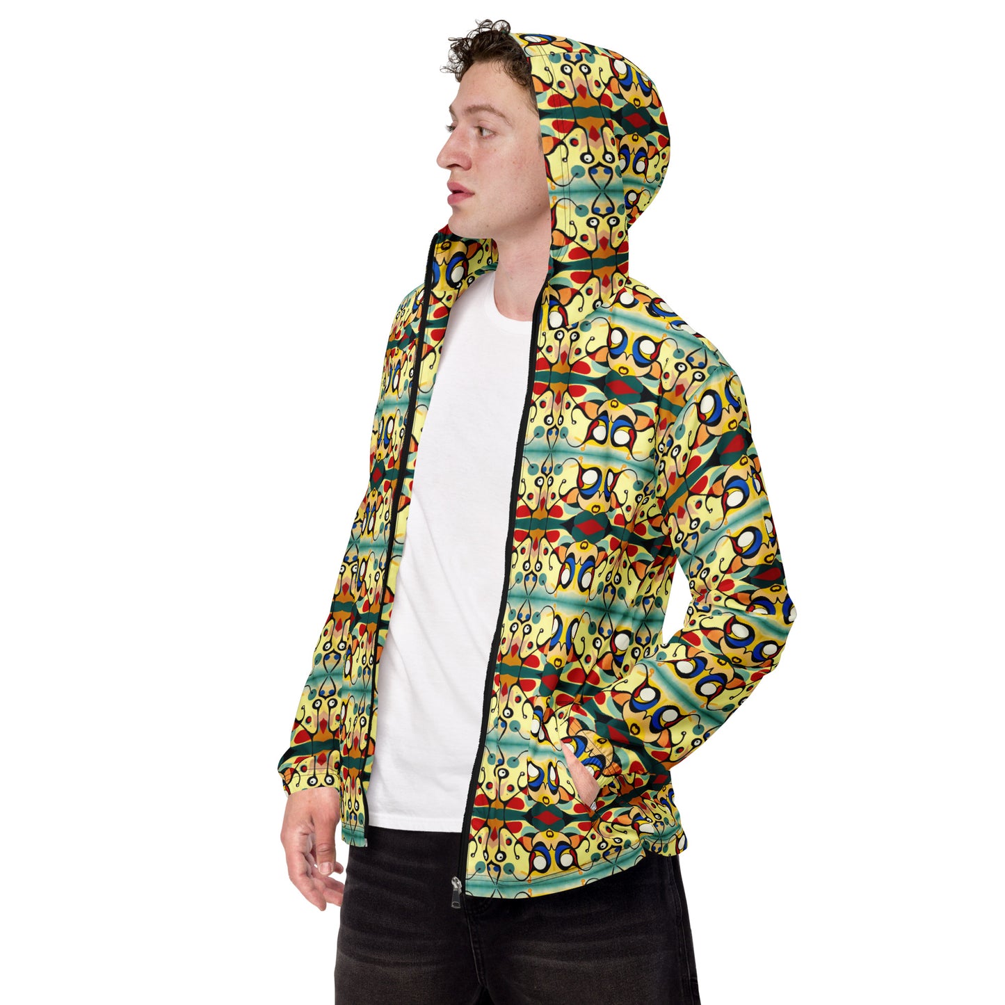 DMV 0405 Vintage Artsy Men’s windbreaker