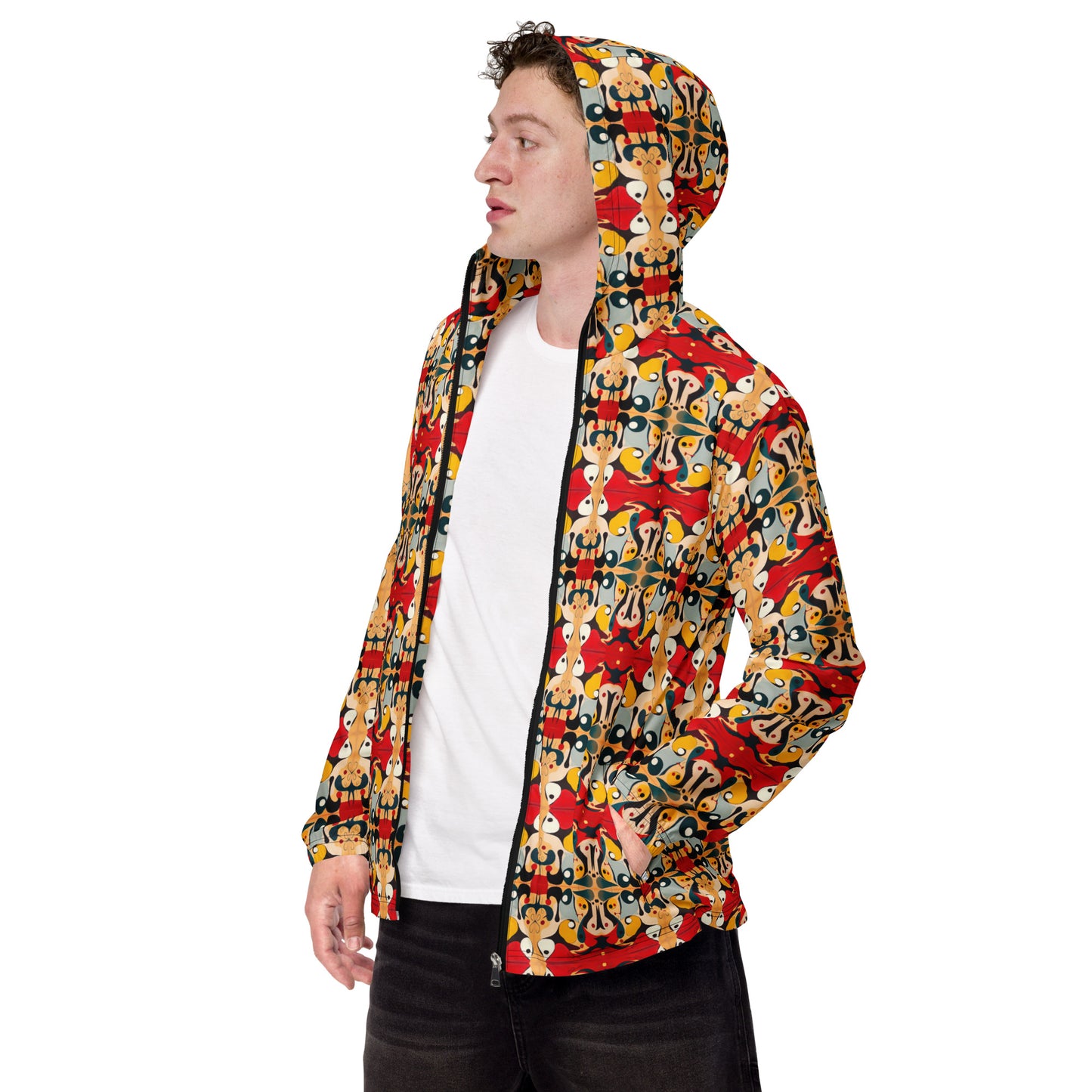 DMV 0203 Vintage Artsy Men’s windbreaker