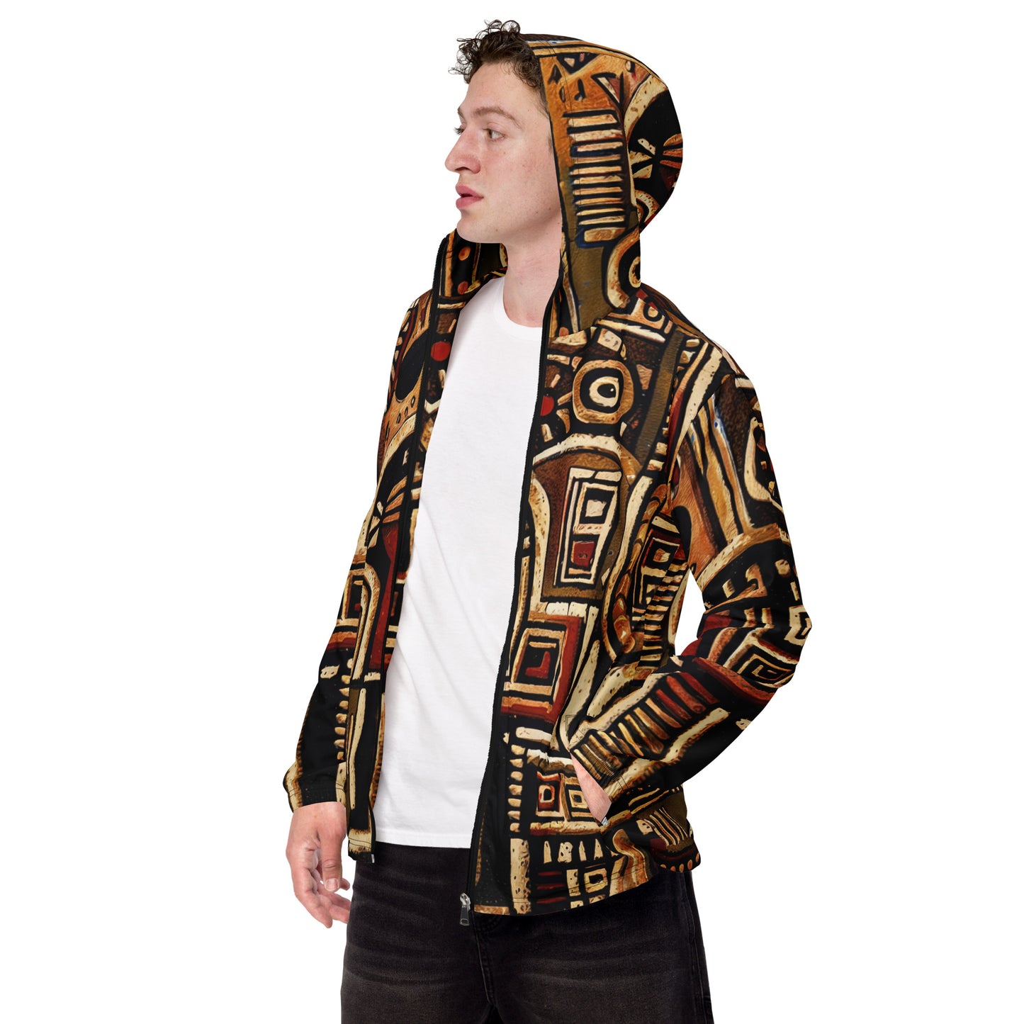 DMV 1521 Retro Art Men’s windbreaker