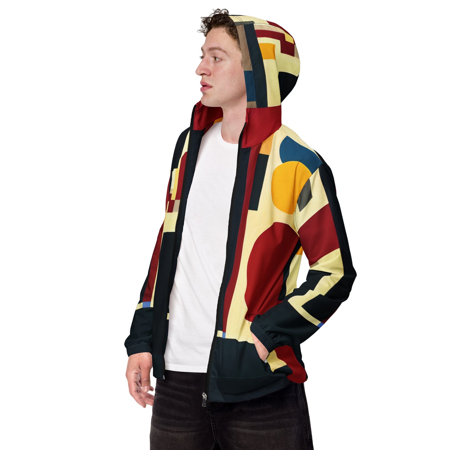 DMV 0205 Abstract Art Men’s windbreaker