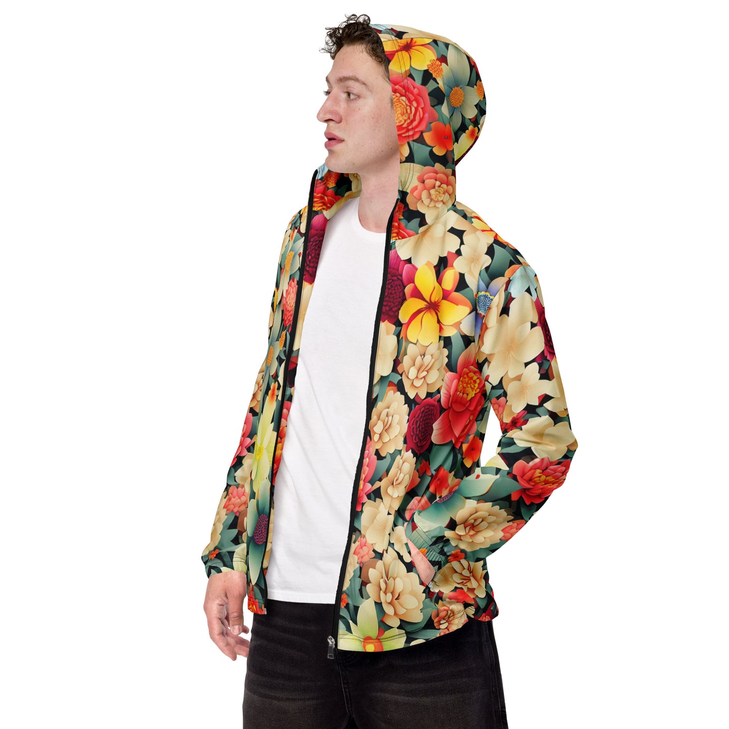 DMV 0260 Floral Men’s windbreaker