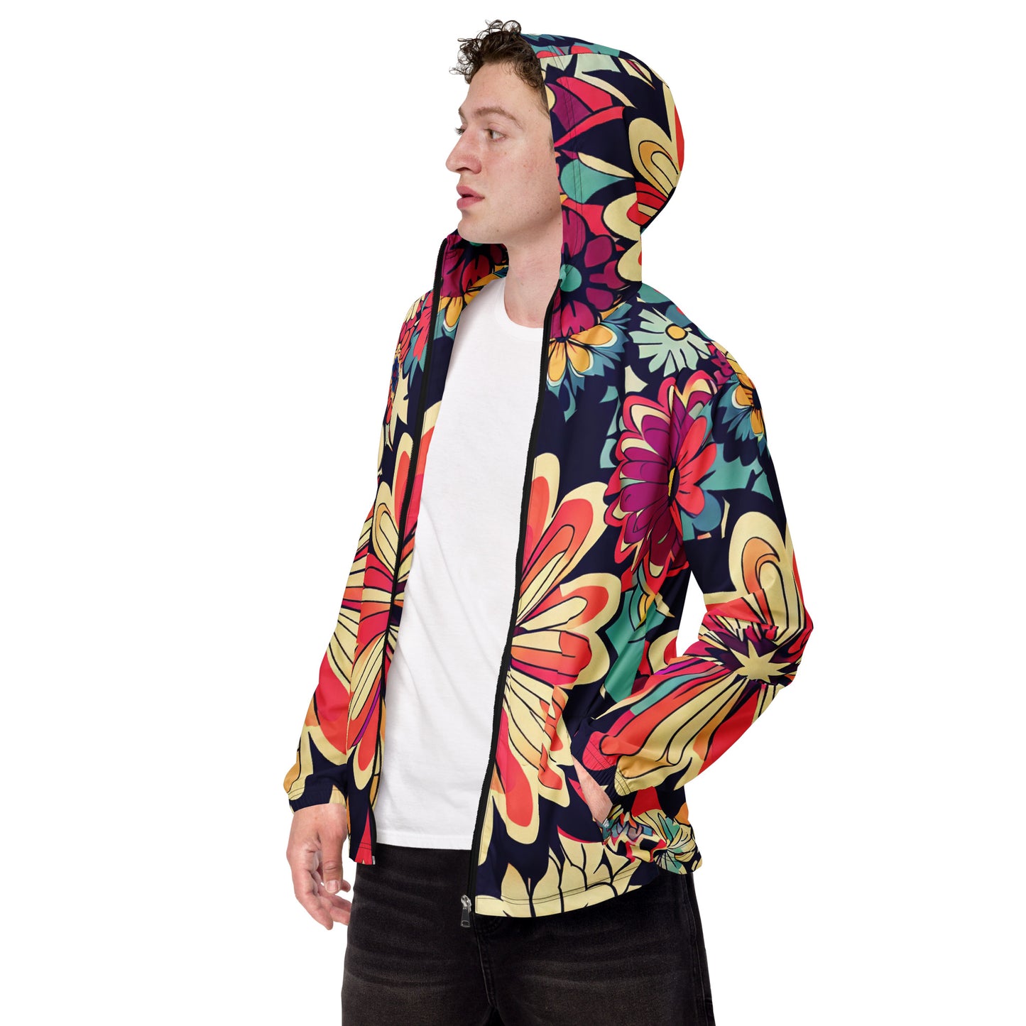 DMV 1525 Floral Men’s windbreaker