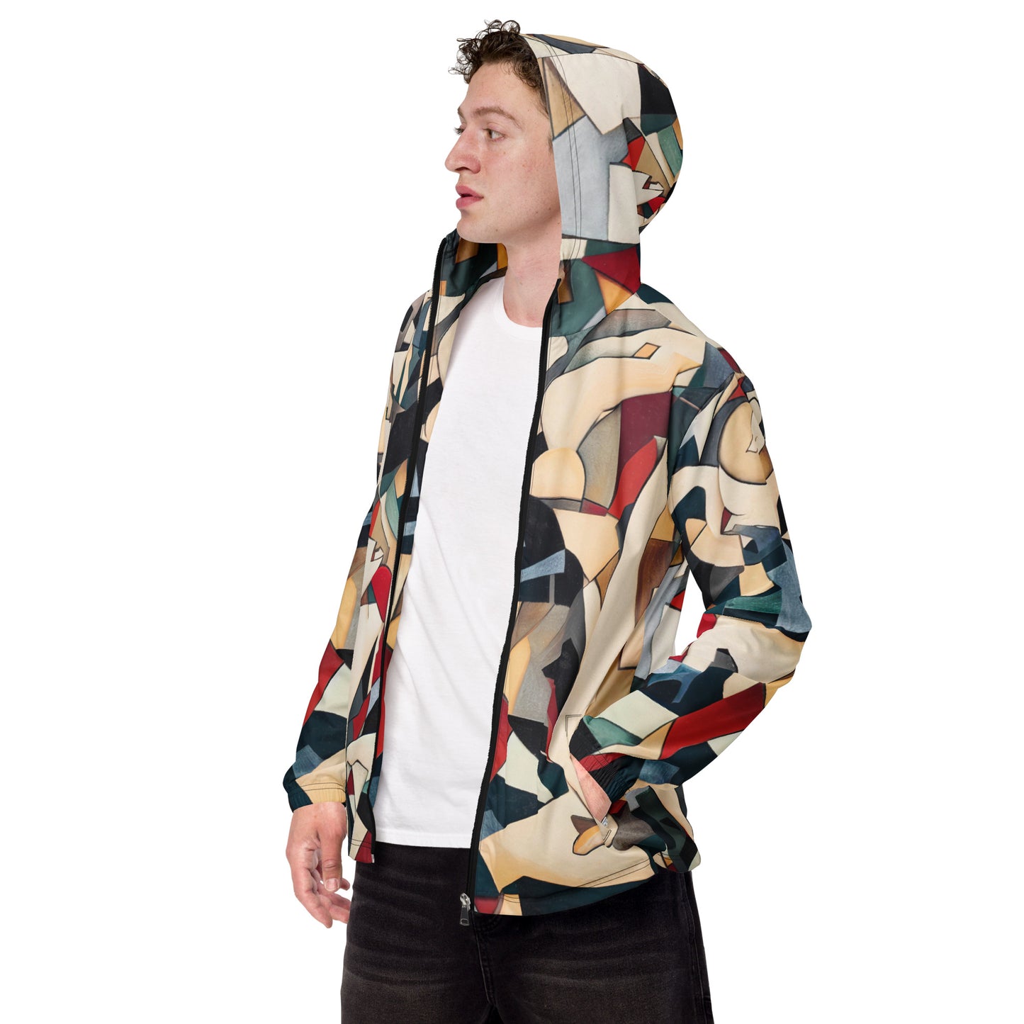 DMV 0508 Abstract Art Men’s windbreaker