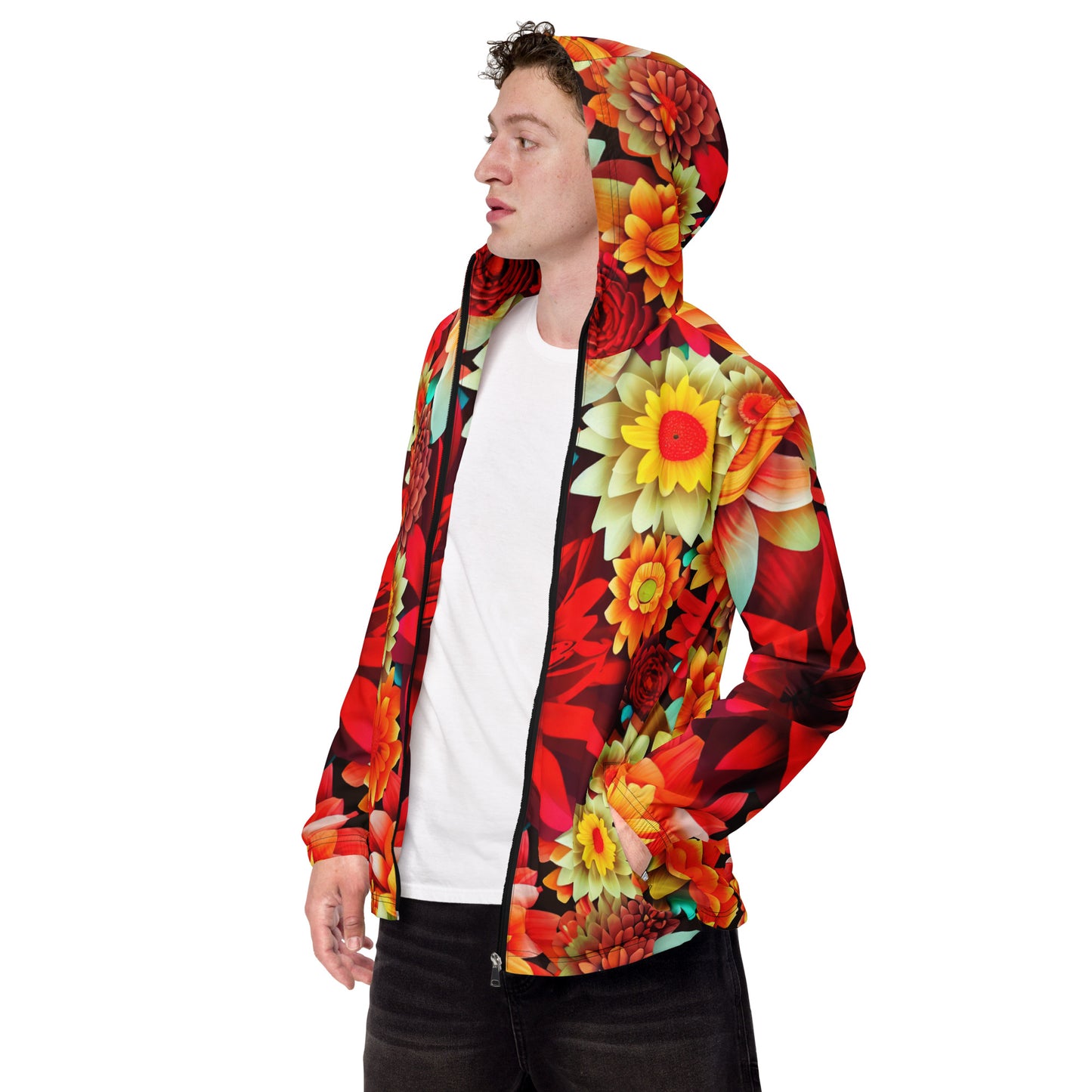 DMV 0419 Floral Men’s windbreaker