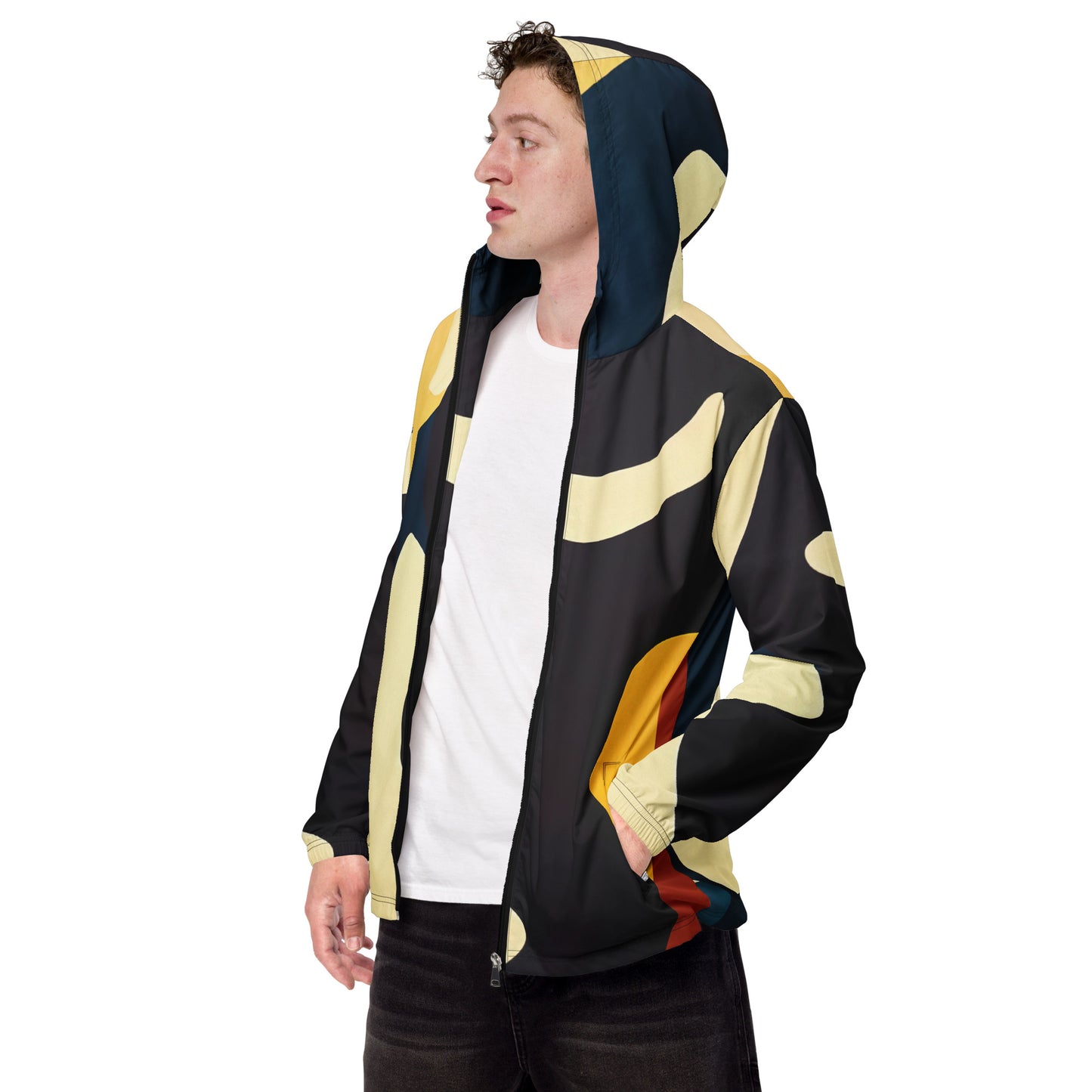 DMV 0421 Retro Art Men’s windbreaker