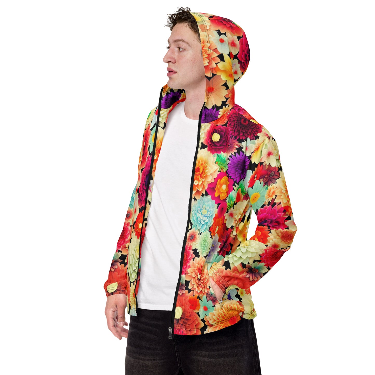 DMV 0424 Floral Men’s windbreaker