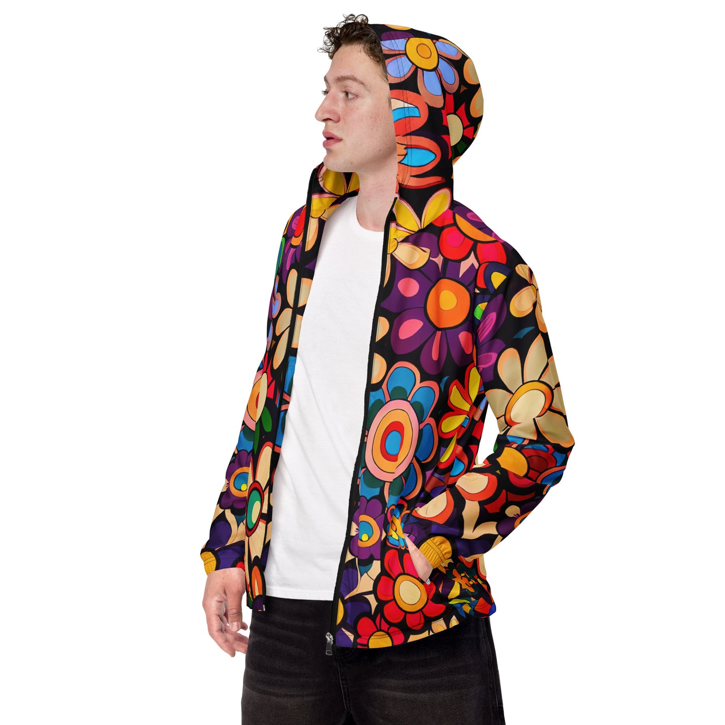 DMV 0981 Floral Men’s windbreaker