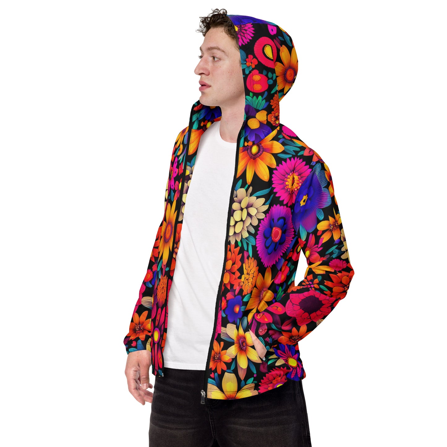 DMV 1277 Floral Men’s windbreaker