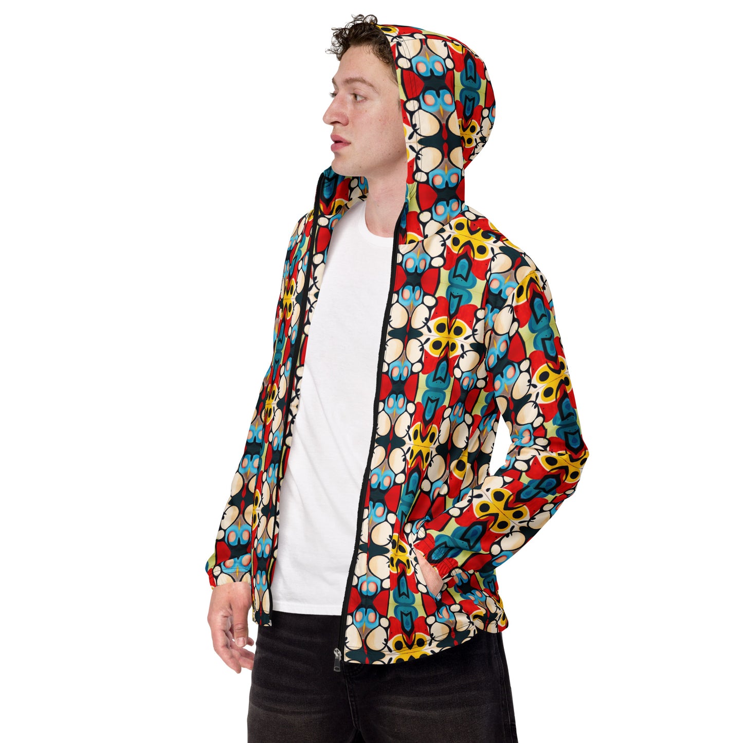 DMV 0633 Vintage Artsy Men’s windbreaker