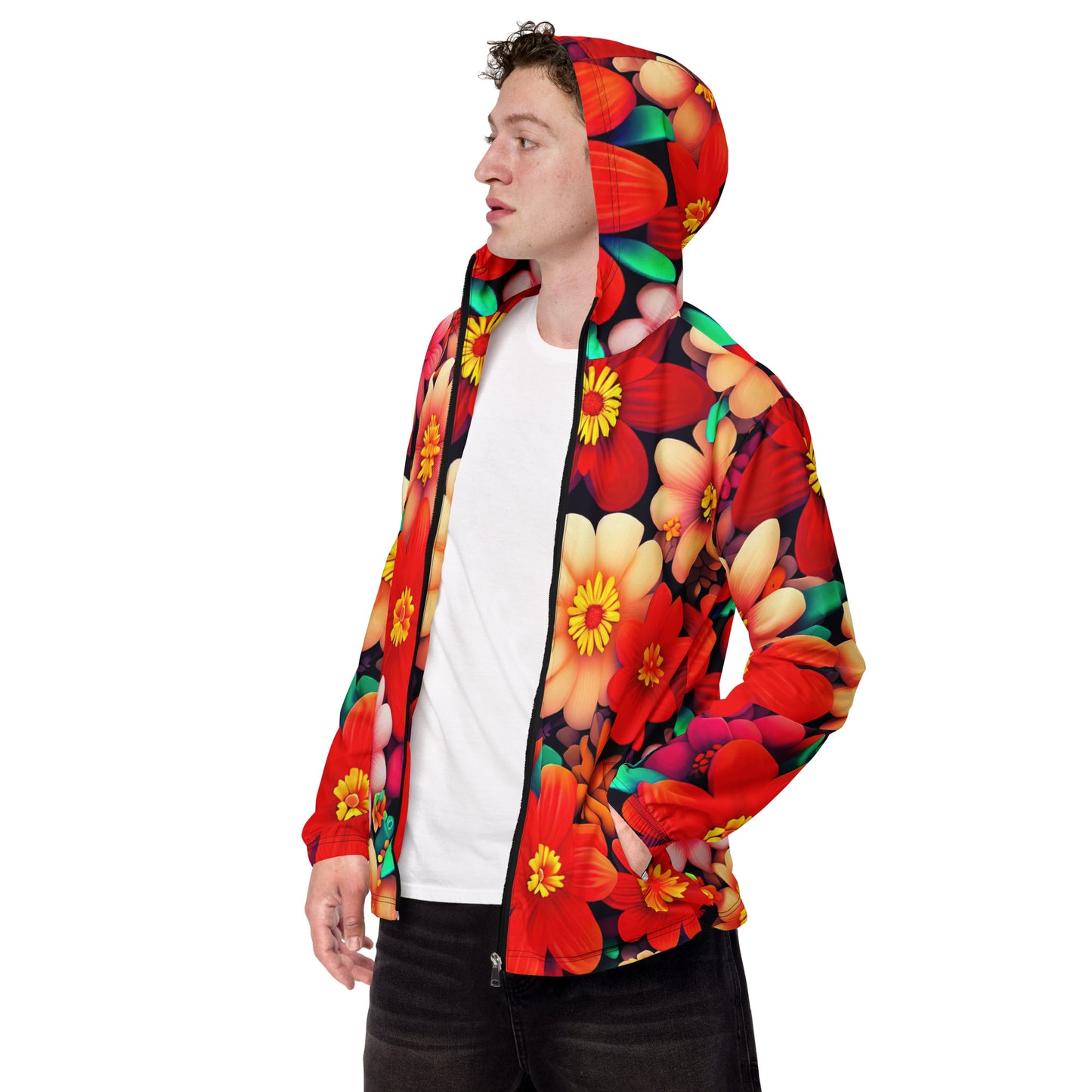 DMV 0324 Floral Men’s windbreaker