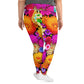 DMV 0238 Floral All-Over Print Plus Size Leggings