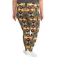 DMV 0070 Chic Boho All-Over Print Plus Size Leggings