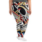 DMV 0001 Boho All-Over Print Plus Size Leggings