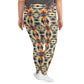 DMV 0059 Conceptual Artsy All-Over Print Plus Size Leggings