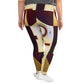 DMV 0083 Abstract Art All-Over Print Plus Size Leggings