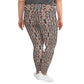 DMV 0274 Chic Boho All-Over Print Plus Size Leggings