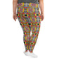 DMV 0225 Chic Boho All-Over Print Plus Size Leggings