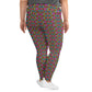 DMV 0270 Psy Artsy All-Over Print Plus Size Leggings