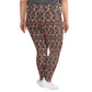 DMV 0266 Classic Boho All-Over Print Plus Size Leggings