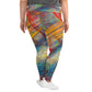 DMV 0248 Avant Garde All-Over Print Plus Size Leggings