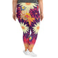 DMV 0097 Floral All-Over Print Plus Size Leggings