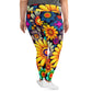 DMV 0158 Floral All-Over Print Plus Size Leggings