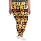 DMV 0215 Vintage Artsy All-Over Print Plus Size Leggings