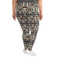 DMV 0133 Conceptual Artsy All-Over Print Plus Size Leggings