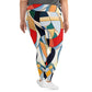 DMV 0144 Abstract Art All-Over Print Plus Size Leggings