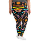 DMV 0147 Boho All-Over Print Plus Size Leggings