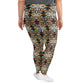 DMV 0135 Conceptual Artsy All-Over Print Plus Size Leggings