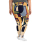 DMV 0168 Abstract Art All-Over Print Plus Size Leggings