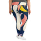 DMV 0175 Abstract Art All-Over Print Plus Size Leggings