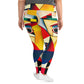 DMV 0187 Retro Art All-Over Print Plus Size Leggings