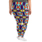 DMV 1350 Psy Artsy All-Over Print Plus Size Leggings