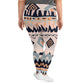 DMV 1345 Boho All-Over Print Plus Size Leggings