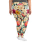 DMV 0260 Floral All-Over Print Plus Size Leggings