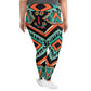 DMV 0154 Boho All-Over Print Plus Size Leggings