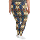 DMV 0406 Conceptual Artsy All-Over Print Plus Size Leggings