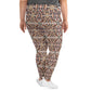 DMV 0432 Classic Boho All-Over Print Plus Size Leggings