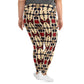 DMV 2033 Conceptual Artsy All-Over Print Plus Size Leggings