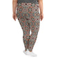 DMV 0908 Chic Boho All-Over Print Plus Size Leggings