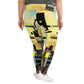 DMV 0580 Retro Art All-Over Print Plus Size Leggings