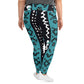 DMV 0683 Boho All-Over Print Plus Size Leggings